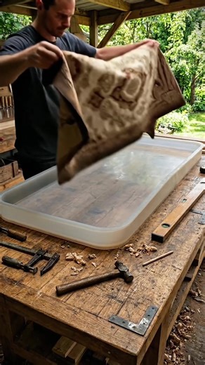 This epoxy resin table looks astonishing 🥰#epoxyart #epoxytable