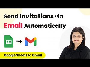 How to Send Invitations via Email Automatically | Google Sheets Gmail