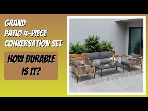 REVIEW (2026): Grand Patio 4-Piece Conversation Set. Features