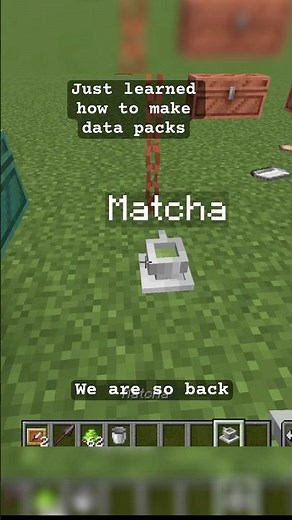 Making a recipe data pack to go along with my custom item resource pack ☕️✨ #minecraft #datapack