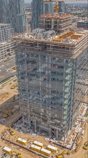 Building a Commercial Skyscraper from Scratch Eko Atlantic City Construction