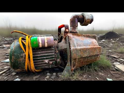 Water Pressure Booster Pump Restoration – Back to Life After Abandonment