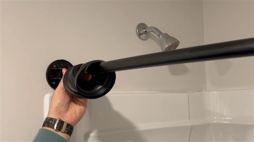 Watch Easy install curved shower rod for more space in shower on Amazon Live