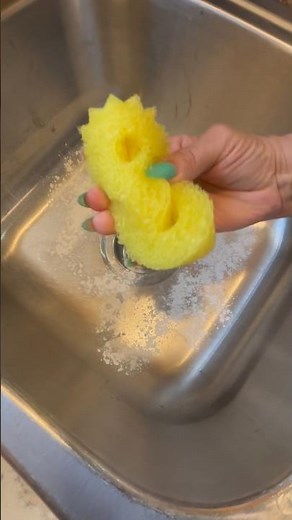 Just Cleaning My Old Stainless Steel Kitchen Sink.