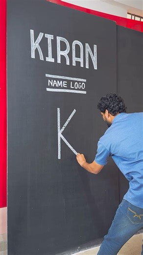 Kisna Naam KIRAN He, Use Share Karo ❤️ #kiran #logo #design