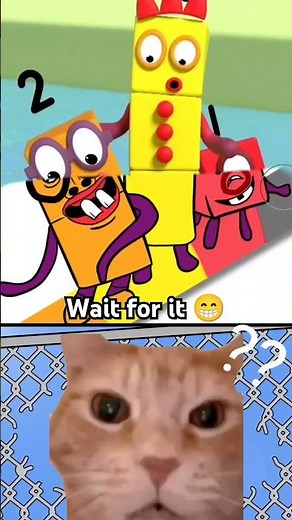 Numberblocks 1,2 and 3 Funny Behavior 🤣 Cartoon Meme | Funny Cartoon #numberblocks