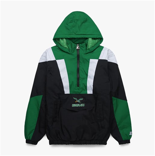 Philadelphia Eagles Starter Pullover: Shop the HOMAGE x Starter NFL Jacket