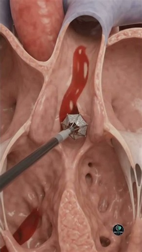 How Do Doctors Close a Hole in the Heart? 😳❤️#heart #surgery #science #health