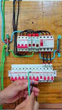 How to size circuits and circuit breakers in a 220V three-phase panel.
