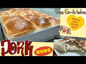 Easy to make Pork Buns Video 👩🏻‍🍳 | Miss Em-Ar bakes