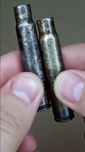 Making a match from a bullet casing – clever & precise craftsmanship! 🔩✨