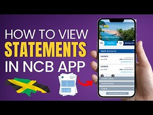 How to Generate Bank Statement Using NCB Mobile App