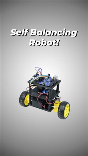 Robu.in - ONLINE STORE FOR ELECTRONICS on Instagram: "💯 Build your own Self-Balancing Robot — just like a Segway! . . The Pro-Range Self Balancing Robot DIY Kit is here to take your robotics journey to the next level . . Powered by Arduino UNO and an MPU6050 Gyro + Accelerometer, this kit teaches you real PID Control, sensor fusion, and real-time motion balancing — everything a future robotics engineer should learn . . With strong lightweight chassis, dual 300 RPM BO motors, L298N motor driver,