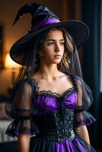 #goth #witch #transformation #cute