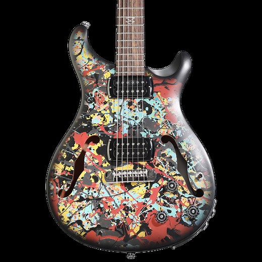 PRS SE Ed Sheeran Hollowbody I Piezo Baritone Electric Guitar - Cosmic Splash