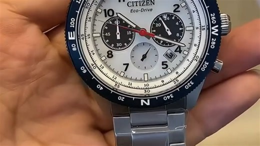 西铁城（CITIZEN）手表 FF系列光动能不锈钢表带日期显示时尚男表 CA4554-84H