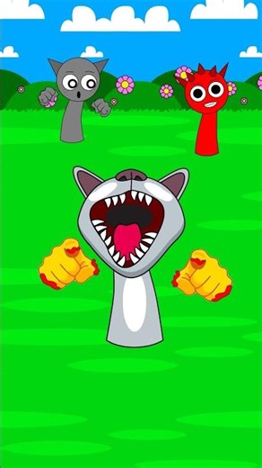 POV Sprunki Colour Match Challenge! Laughing Cat, Oreo, Nintendo Switch Sprunki Animation #sprunki