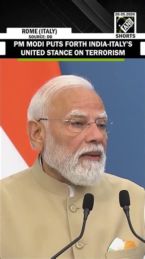 PM Modi puts forth India-Italy's united stance on terroism during his Rome visit