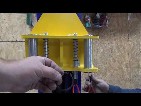 Aplus Lift 10000lb two post lift above ground installation part 2