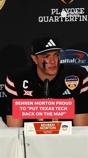 Behren Morton reflects on Texas Tech’s season and gets emotional about putting the Red Raiders back on the map. | For The Win