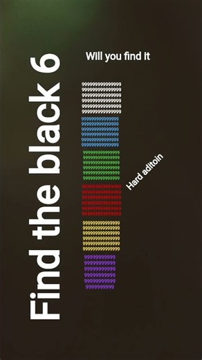 find the black 6