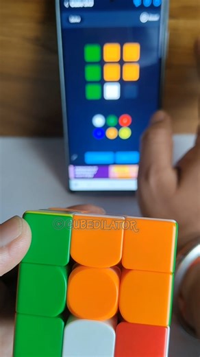 Rubik's Cube Solved by App #rubikscube #cubesolver