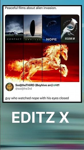 “POV: You Watched Nope With Your Eyes Closed 😂👽 | Alien Movie Meme” #funny #trend #viral #memes