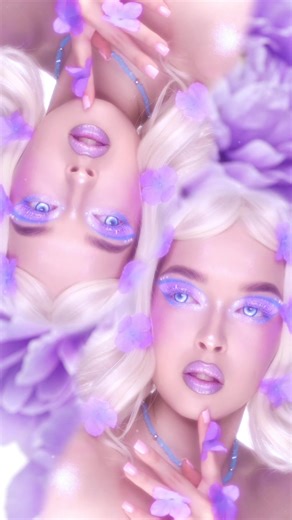 𝐿𝒶𝓋𝑒𝓃𝒹𝑒𝓇 𝓂𝒶𝓀𝑒𝓊𝓅🪻✨ 𝘗𝘭𝘦𝘢𝘴𝘦 𝘴𝘶𝘱𝘱𝘰𝘳𝘵 𝘮𝘺 𝘢𝘳𝘵 𝘪𝘯 𝘤𝘰𝘮𝘮𝘦𝘯𝘵𝘴🙏 𝐹𝒪𝐿𝐿𝒪𝒲 𝐹𝒪𝑅 𝑀𝒪𝑅𝐸🫶 #makeuplook #makeuptransition #springmakeup #makeupinspo #foru floral makeup, pastel makeup, creative makeup, blue makeup, lavender makeup, colorful makeup, bright makeup look, soft makeup, fantasy makeup, artistic makeup, doll makeup, barbie makeup, pink makeup, spring look, flower makeup, glitter makeup, glowing makeup, romantic makeup, spring beauty look, spring glam