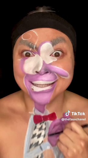 Inside Out 'FEAR' Makeup Transformation 😱‼️ | Illusion Makeup Tutorial