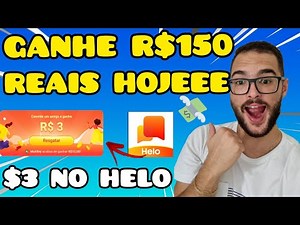 HELO COMO GANHAR $150 REAIS NO HELO - COMO FUNCIONA O HELO? I SUBSTITUTO DO KWAI E DO TIKTOK