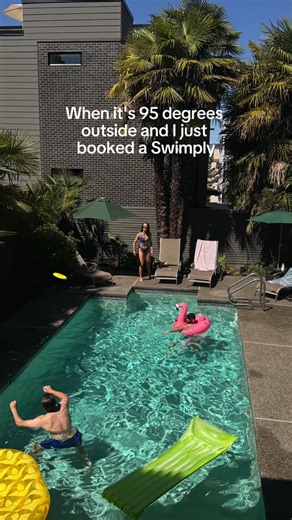No pool? No problem! Escape locally and rent a pool by the hour. As low as $25/hr! #summer #poolparty #poolday