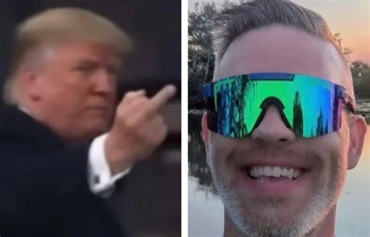 Trump flipped off a factory worker and got him suspended — Americans responded by raising nearly $1 million for him