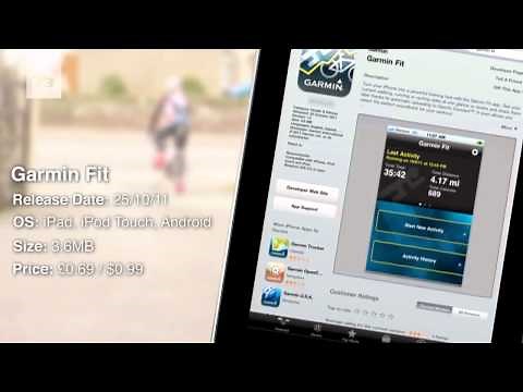 Garmin GPS Fit App for iPad, iPhone and Android