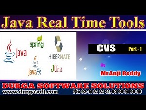 Java Real Time Tools || Java Tools CVS Part - 1 by AnjiReddy