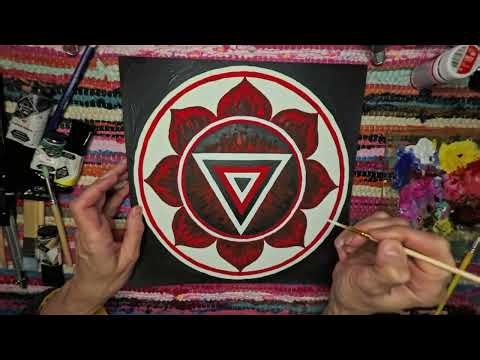 Drawing Kali Yantra from Start to Finish | Mesmerizing Timelapse Art