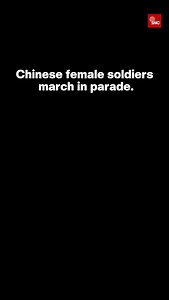Chinese female soldiers marching in perfect sync at the Beijing military parade — a display of discipline, strength, and unity. #ChinaParade #FemaleSoldiers #WomenInUniform #MilitaryPower #Discipline #Strength #WorldNews #Viral | SNCI time's