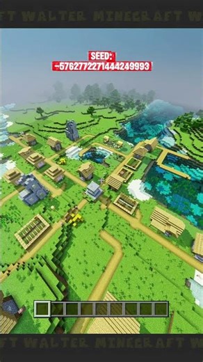 🧭 Village Seed + Many Biomes | Minecraft Bedrock #bedrockseeds #minecraft #mcpe #minecraftbuilding