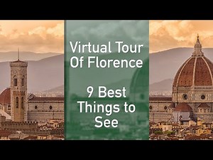 Virtual tour of Florence Italy - Our top 9 favorites spots in the city. - (October 2020)