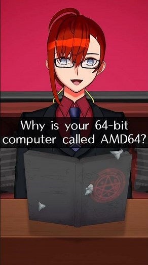 Why your Intel PC is actually "AMD64" #tech #computer #vtuber