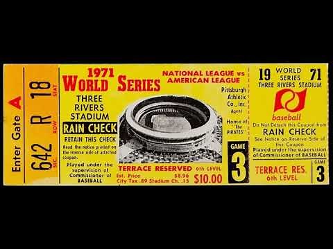 1971 World Series: Game 3: Baltimore v Pittsburgh