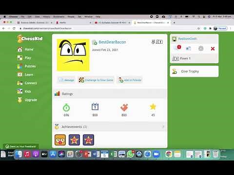 How to change your kids password and username in chesskid