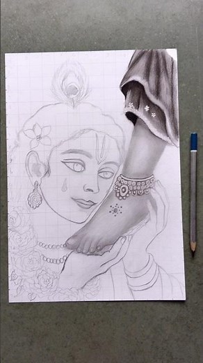 🖌️🎨Easy Step-by-Step Grid Drawing Tutorial for Beginners"