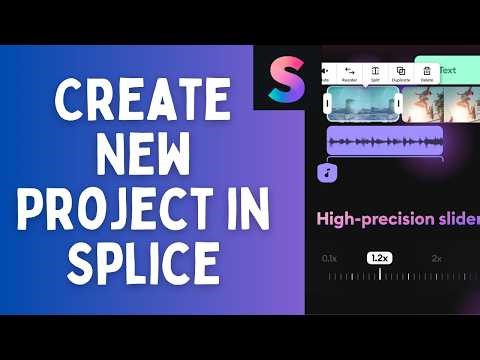 How to Create New Project in Splice 2026?
