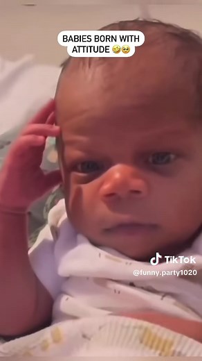 cute newborn expressions🥰#baby #newborn #adorable #babytiktok #cute | baby