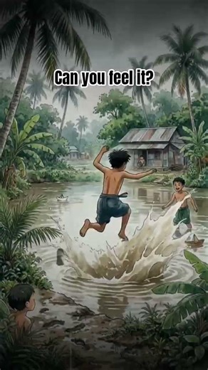 Don’t Skip… This Is Pure Happiness 💙 (Village Rain Reel) #rain