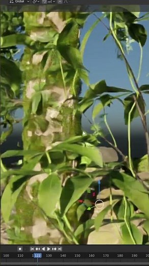 How to create a photoreal Forest in 20 sec #blender