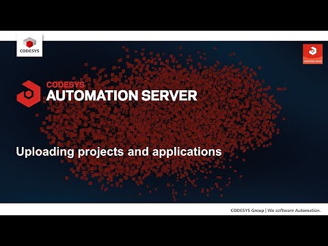 CODESYS Automation Server - Uploading projects and applications