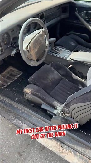 The interior of the barn find Trans Am is looking brand new! #automobile