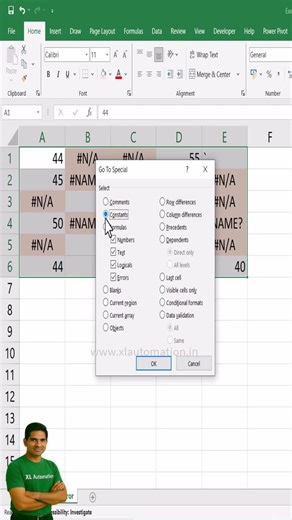 Don’t Waste Time Fixing Errors Manually! #excel #excelforbeginners #spreadsheetmagic #advancedexcel