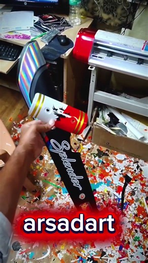 splendor silencer Patti stickers ❣️#viral #trending #reels #splendormodified